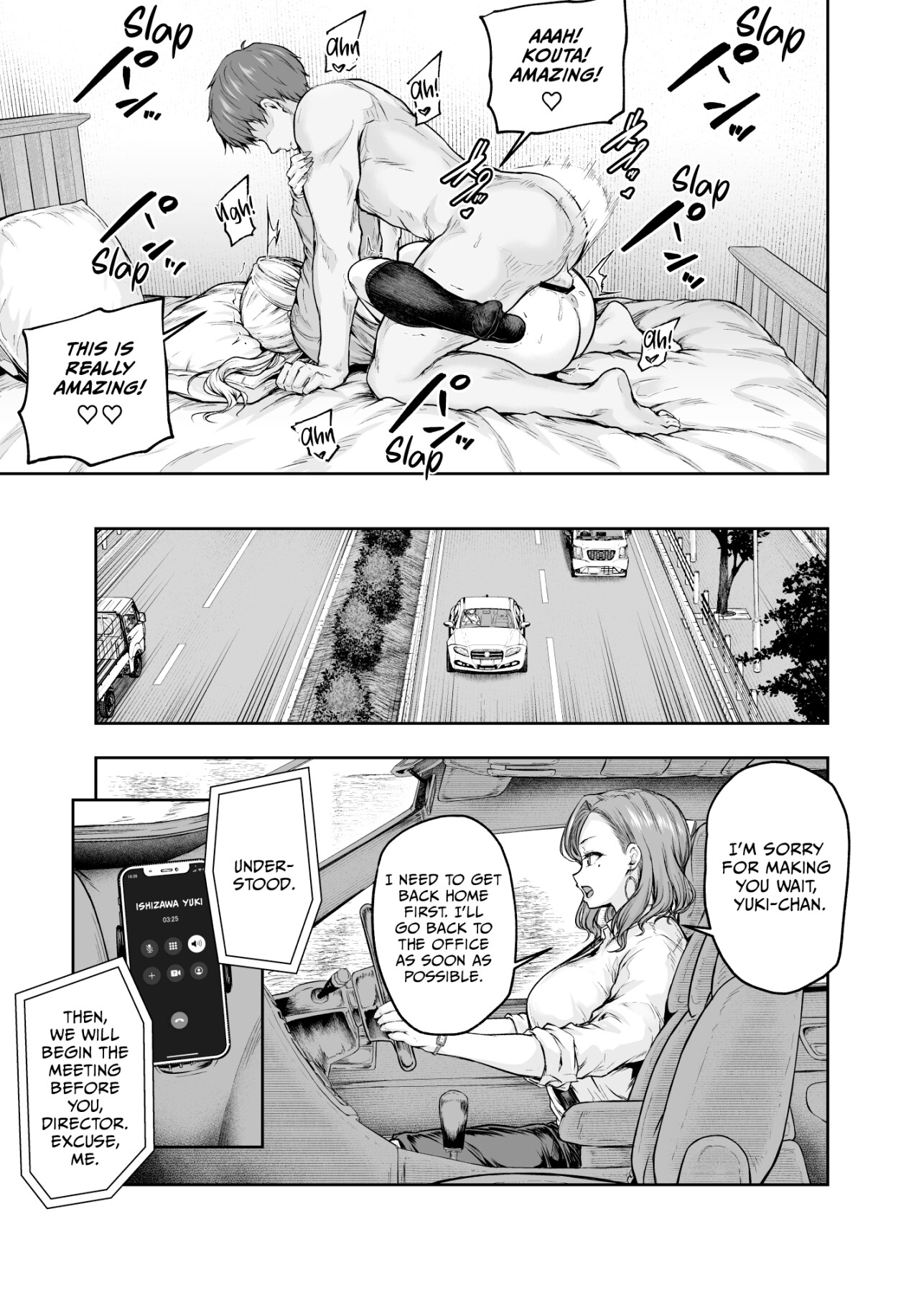 Hentai Manga Comic-Mom's obsessed with her Daughter's Boyfriend 1-Read-8
